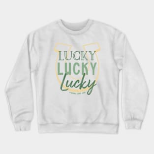 Extra Lucky Horseshoe © GraphicLoveShop Crewneck Sweatshirt